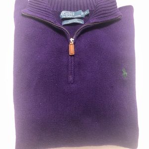 Men’s Ralph Lauren Polo half zip sweater XL